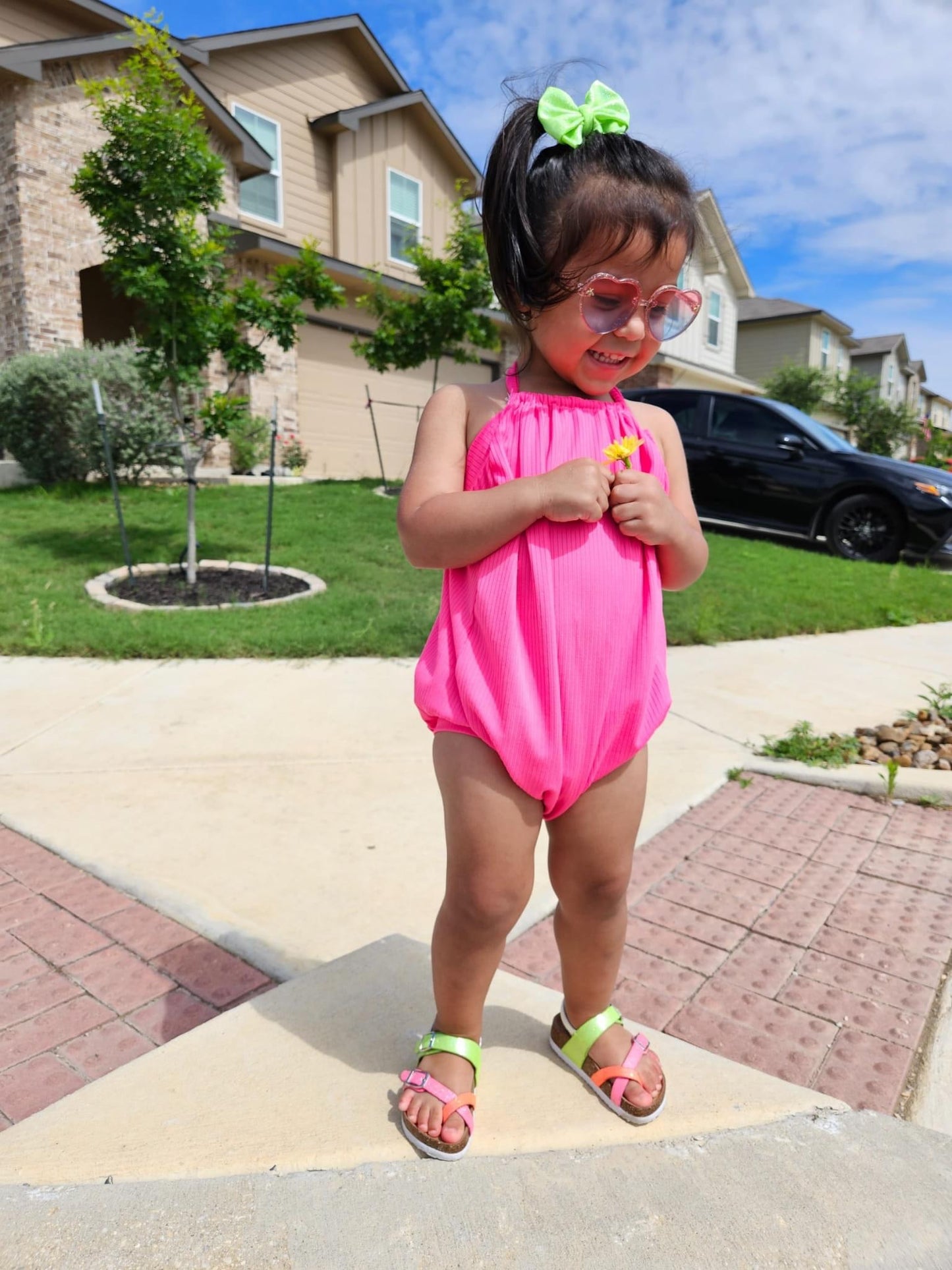 Solid bubble romper